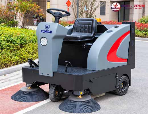 Xe quét rác mini ngồi lái Kumisai KMS-1350E - 3